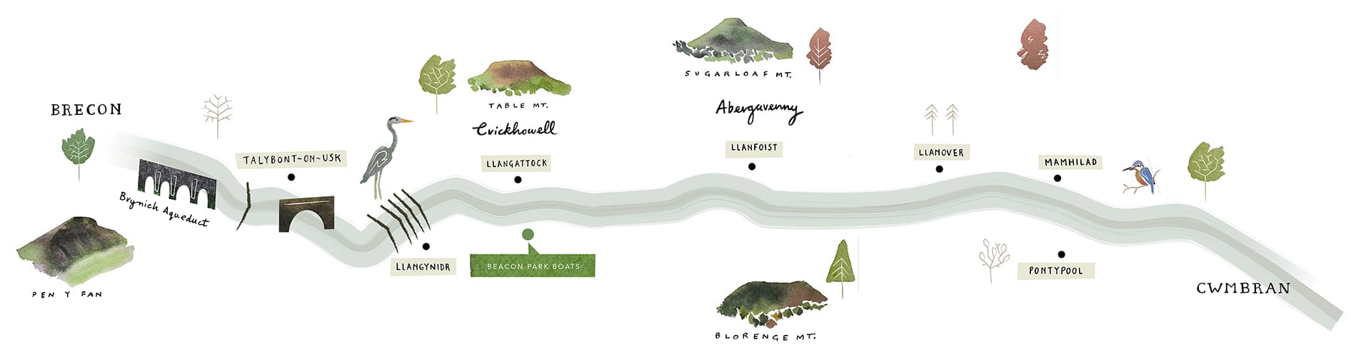 Canal map