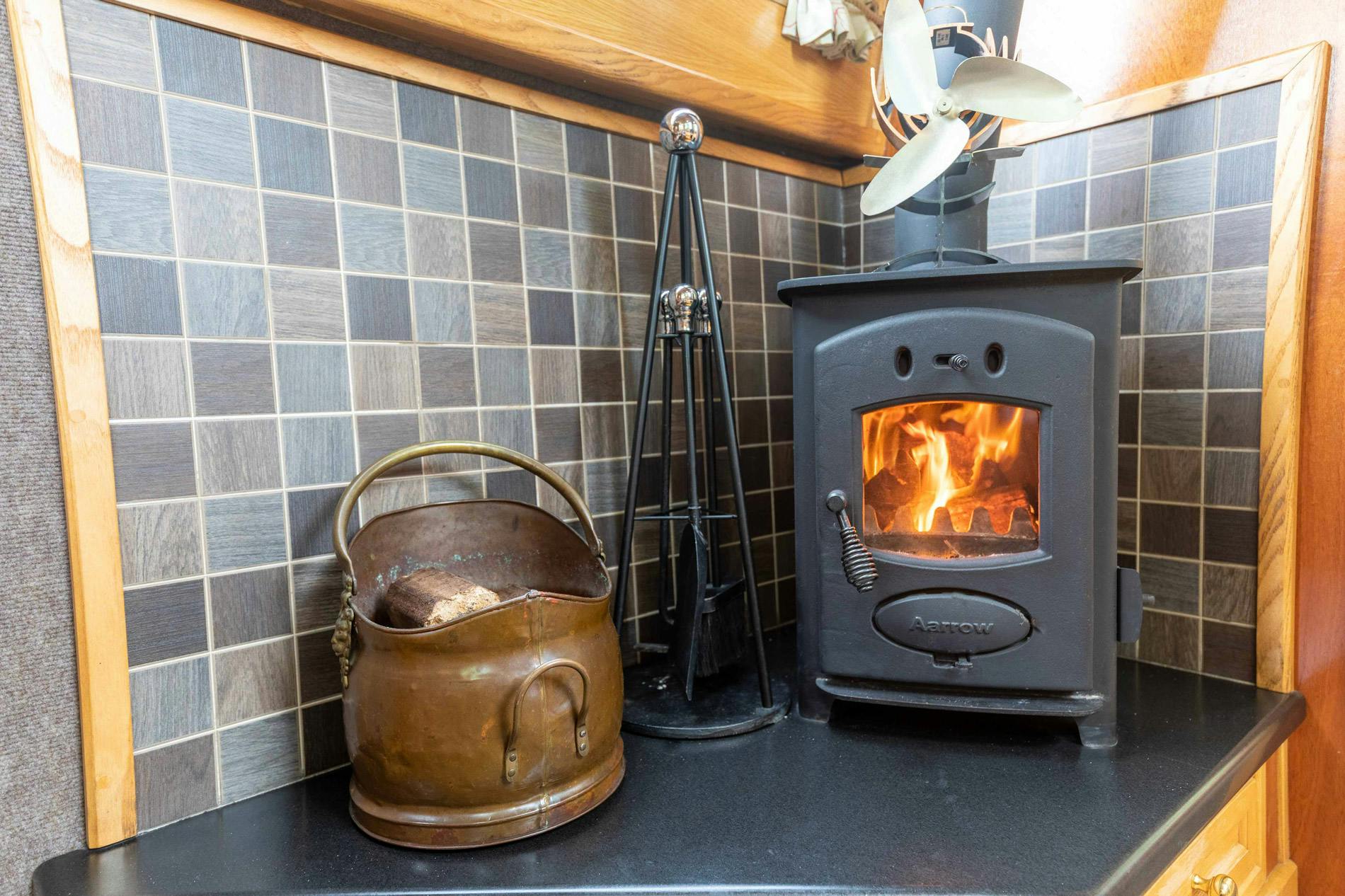 Cosy wood burning stove